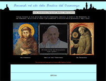 Tablet Screenshot of basilicaosservanza.it